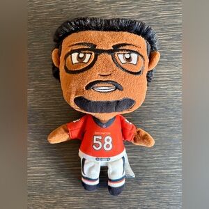 Broncos Von Miller #58 Plush Toy Stuffie Stuffed Animal NFL ~9 Inches NFLPA FOCO